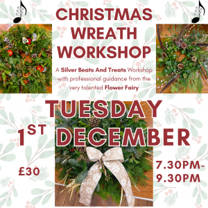 Christmas Wreath Tuesday 1st December EVENING