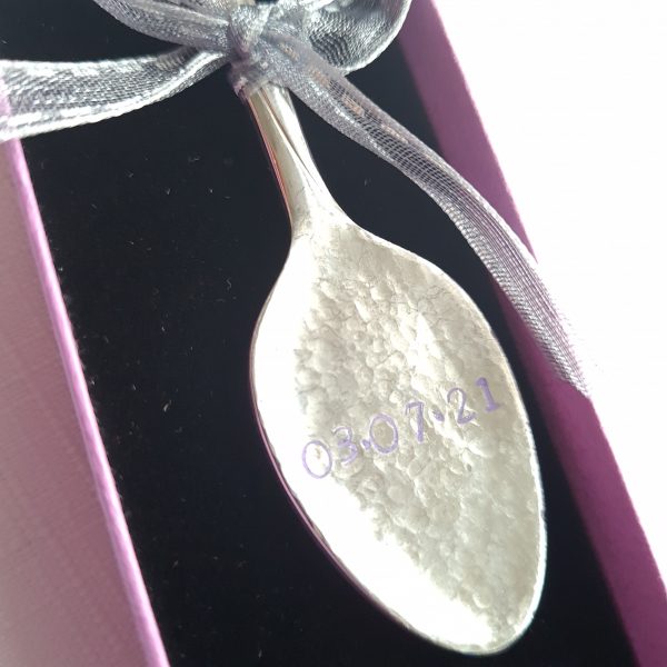 Upcycled Personalised Hammered Spoon - Image 3